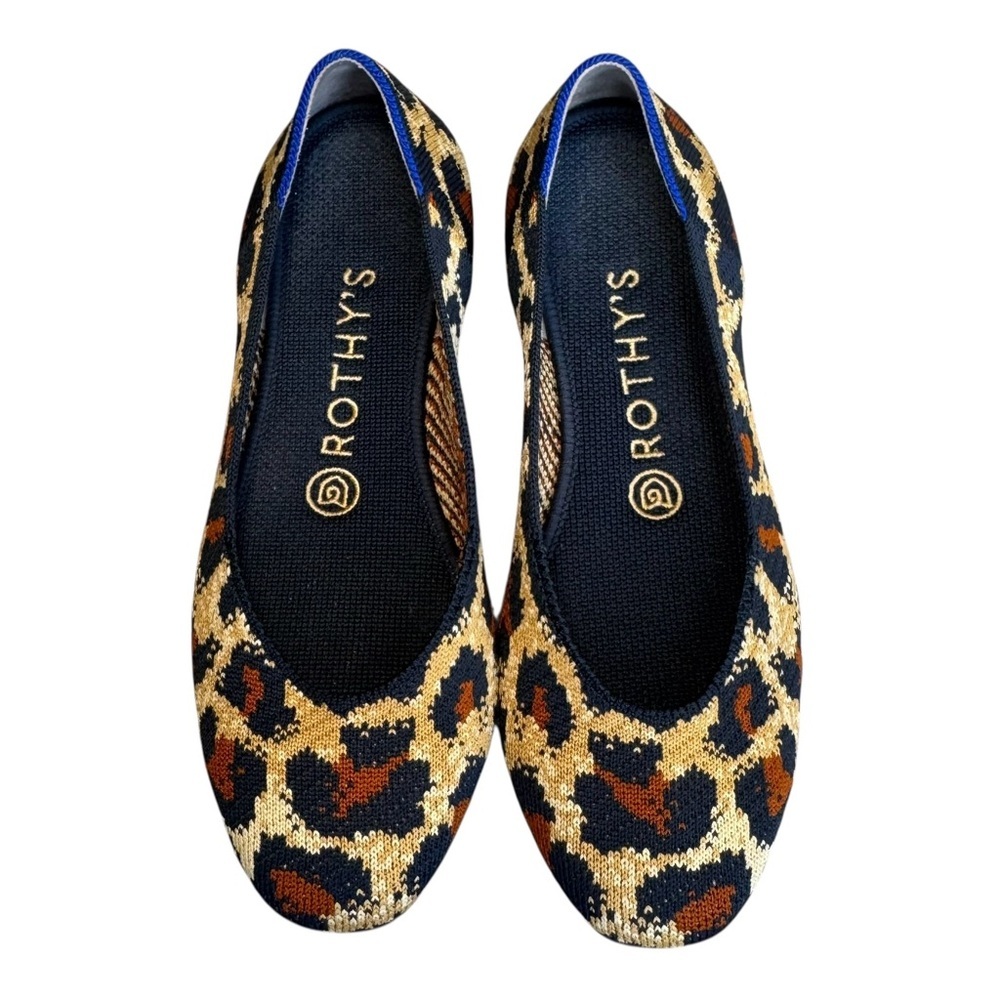 Rothy's The Square Big Cat Textile Flat Comfort Shoes Women’s US 7